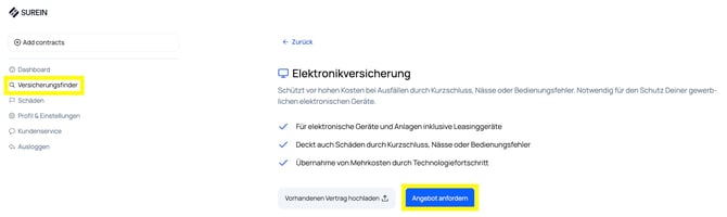 Angebot anfragen III